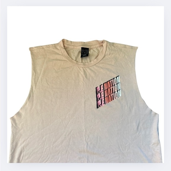 P.E. Nation Sleeveless Pink Active Top - Picture 3 of 7